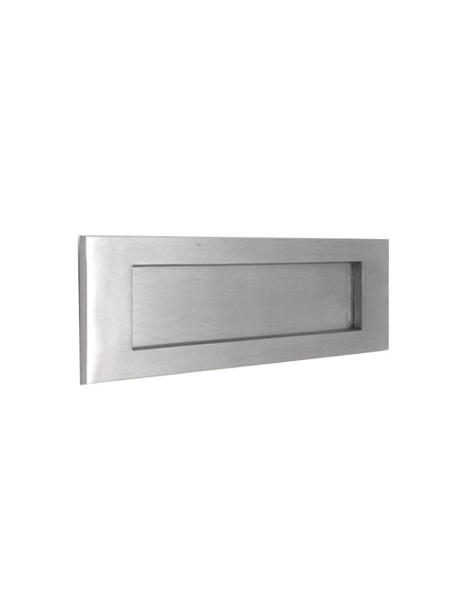 Victorian Letter Plate 300mm Satin Chrome