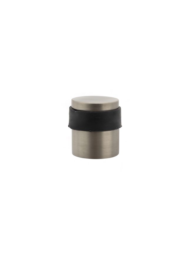 Atlantic Cylinder Premium Floor Mounted Door Stop - Matt Gun Metal