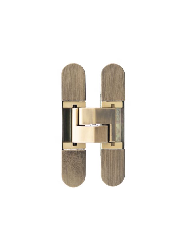 AGB Eclipse Fire Rated Adjustable Concealed Hinge - Matt Antique Brass (Each)