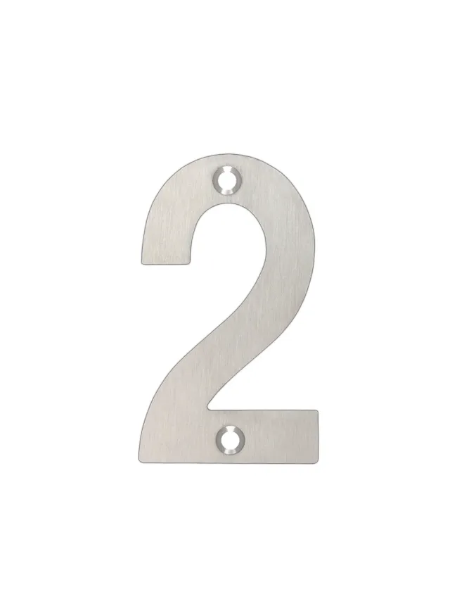 Zoo Hardware Numerals - Polished Stainless