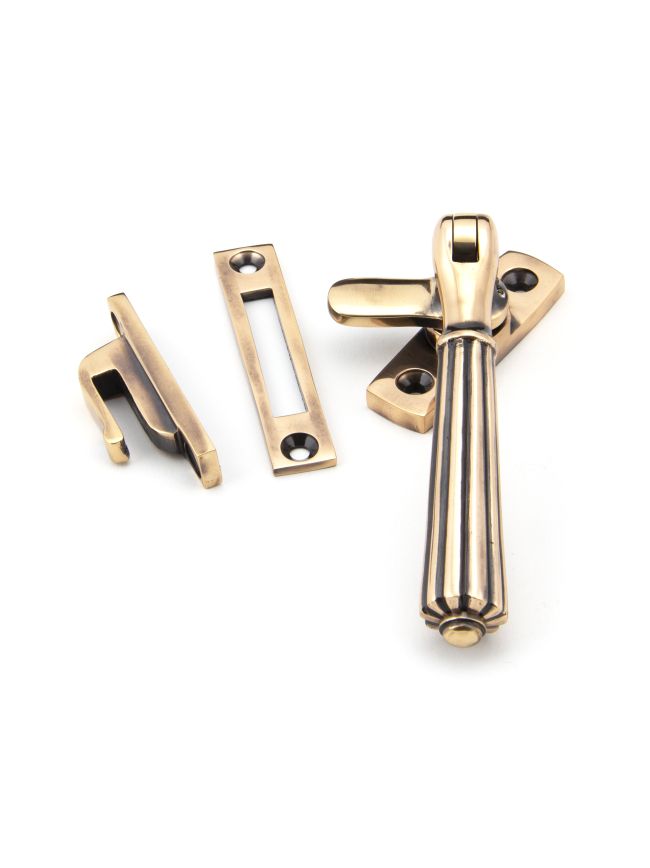 Polished Bronze Locking Hinton Fastener