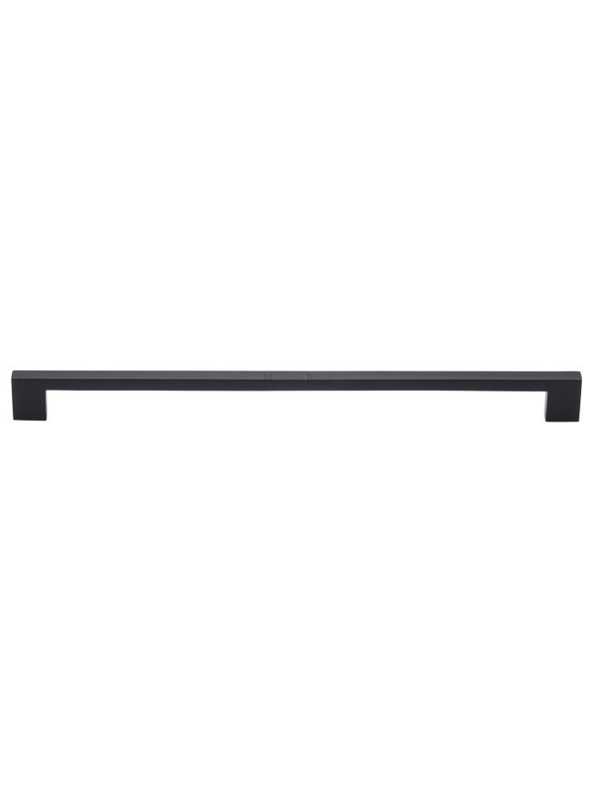 Heritage Brass Cabinet Pull Metro Design 320mm CTC Matt Black Finish
