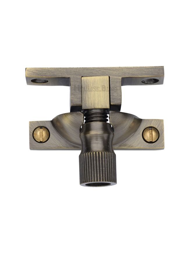 Heritage Brass Narrow Brighton Sash Fastener Antique Brass finish