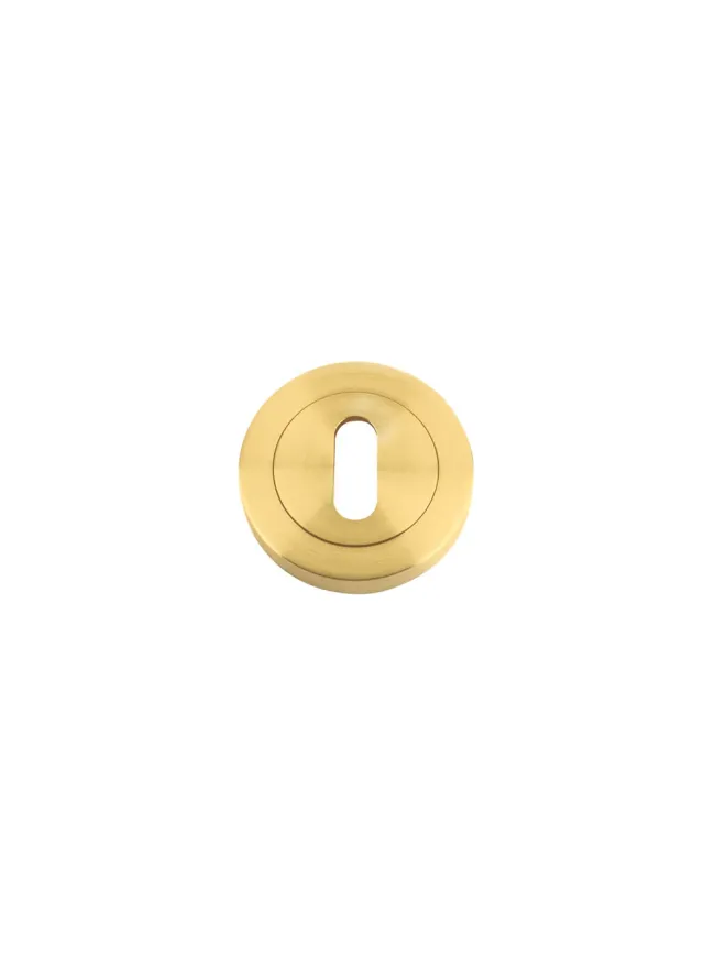 Zoo Hardware Standard profile escutcheon - Favo Satin Brass