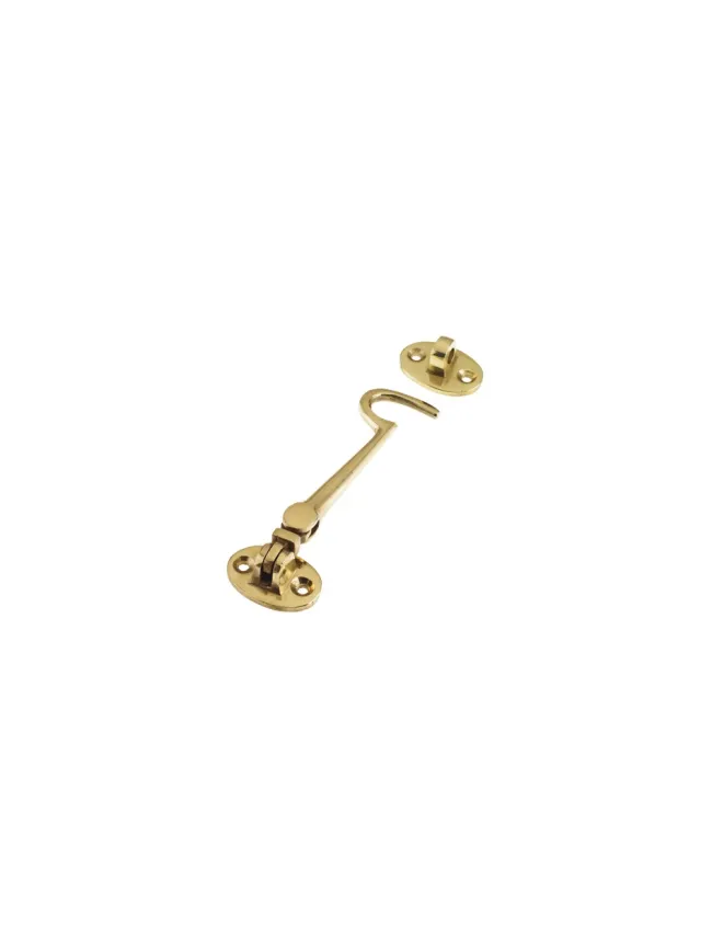 Zoo Hardware Cabin Hook (Lightweight) 4" - Brass