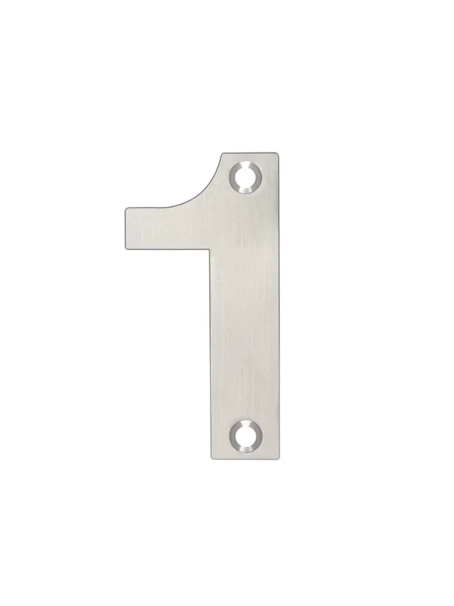 Zoo Hardware Numerals - Polished Stainless
