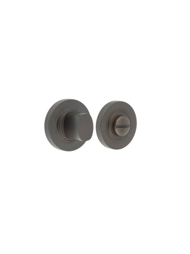 Burlington Turns & Releases Inner 3 Plain Rose Dark Bronze - By Frelan Hardware - BUR-81DB-50DB