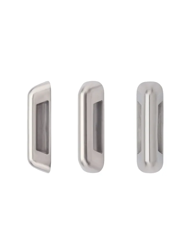 Zoo Hardware Anti Ligature Pull Handle 100mm CTC (150mm) Bolt Fix - Satin St. Steel - Stainless Steel