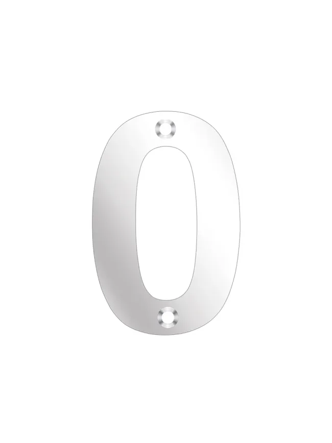 Zoo Hardware Numerals - Stainless Steel