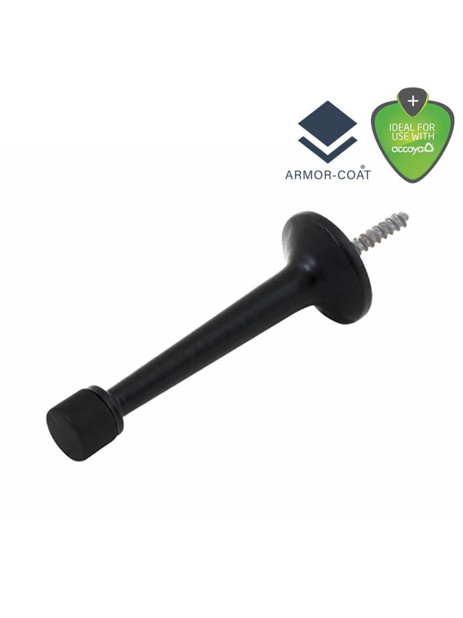 Projection Door Stop (80mm) - Flat Black