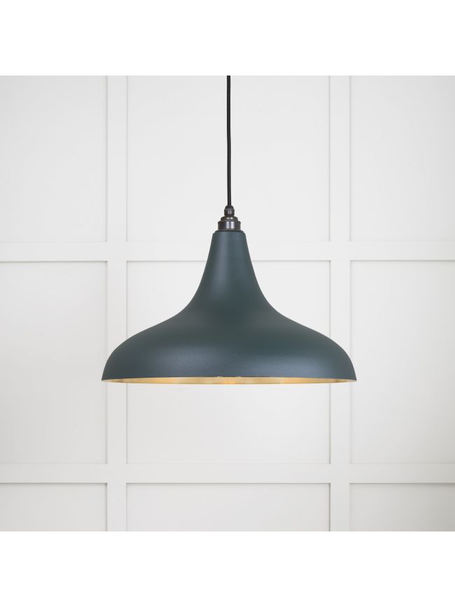 Smooth Brass Frankley Pendant in Dingle