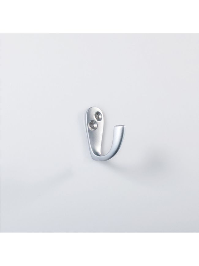 Victorian Robe Hook - Satin Chrome
