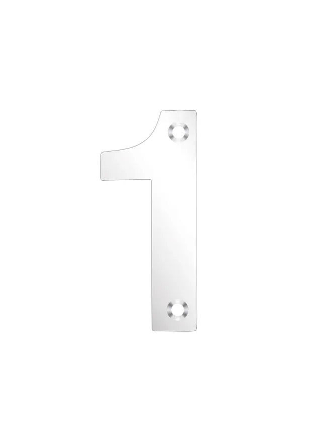 Zoo Hardware Numerals - Stainless Steel