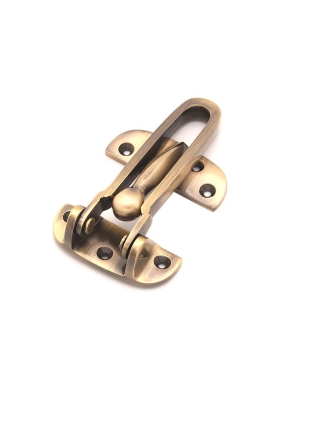 Brass Door Guard 105mm Antique Brass