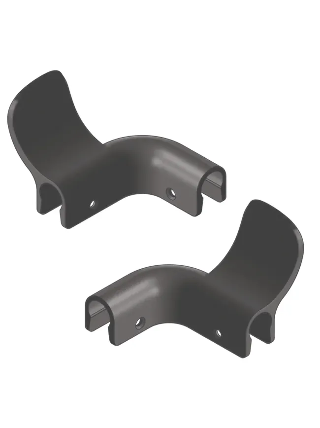 Zoo Hardware Nylon Hands Free Handle Adapter - Pair - Black