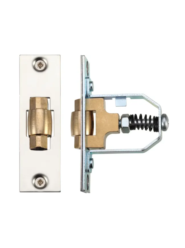 Zoo Hardware Adjustable Roller Latch - Polished Nickel