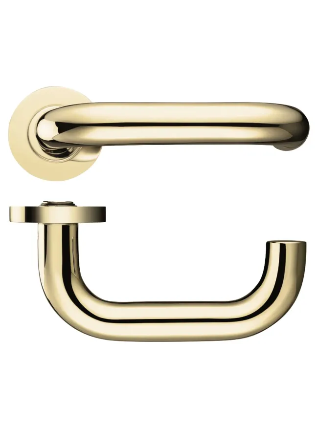 Zoo Hardware Return to Door Lever - Brass