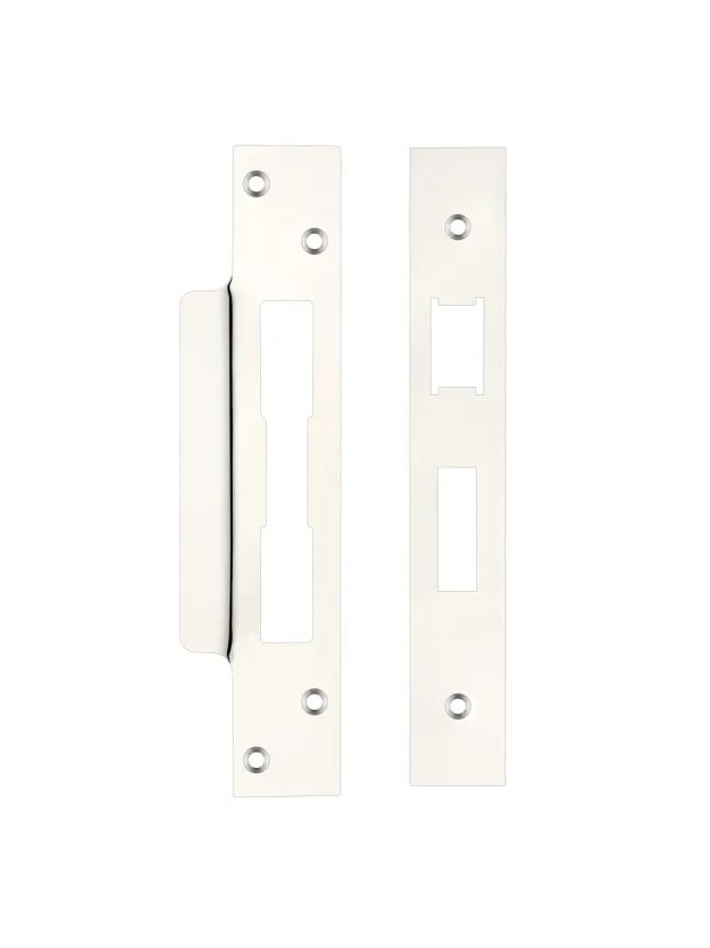 Zoo Hardware Spare Acc Pk for UK Sash Locks - *BLANK* - contains Forend, Strike and Fixing Screws - Nickel