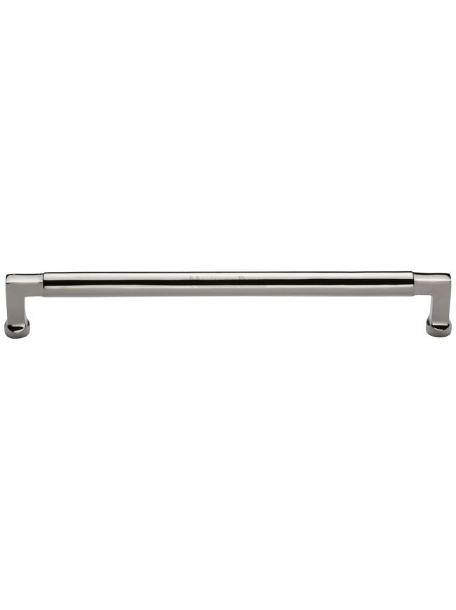 Heritage Brass Cabinet Pull Bauhaus Design 320mm CTC Polished Nickel Finish