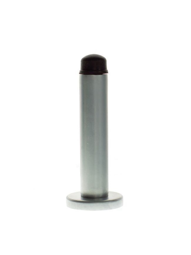 Atlantic Premium Wall Mounted Door Stop on Concealed Fix Rose - Satin Chrome
