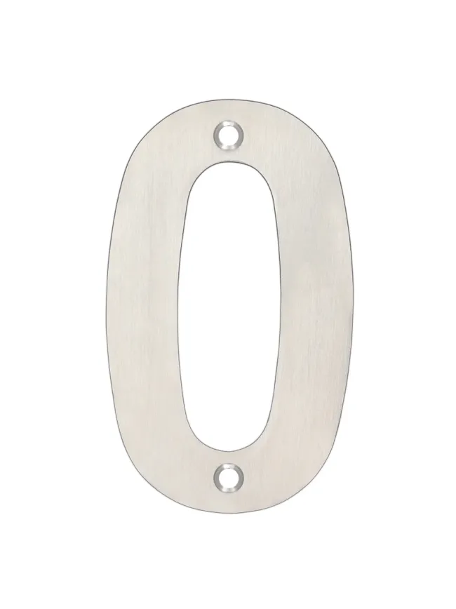 Zoo Hardware Numerals - Satin Stainless
