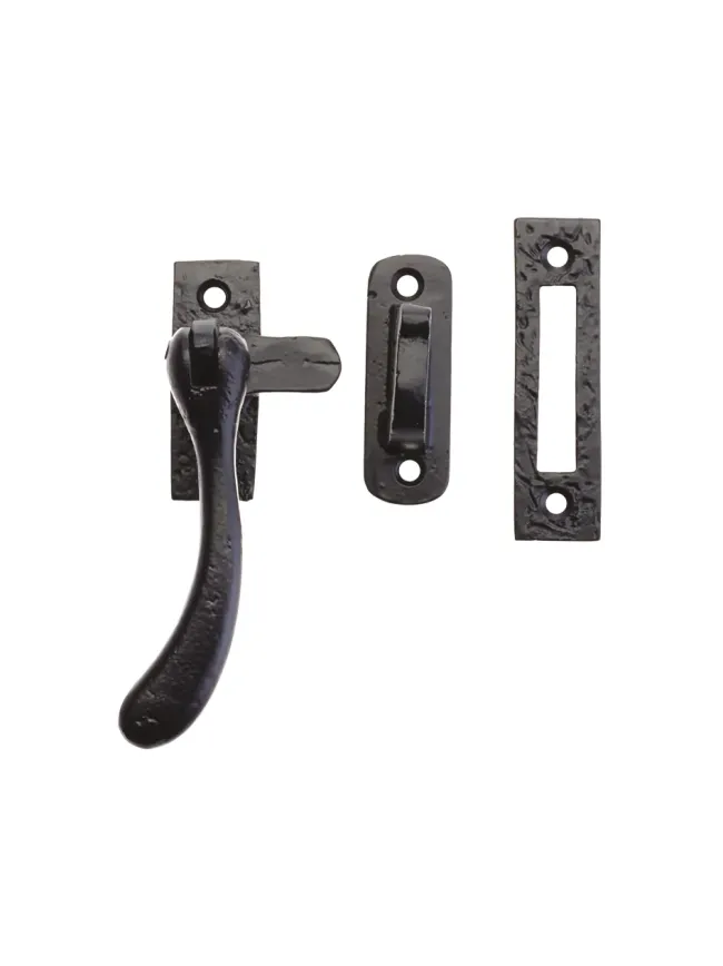 Zoo Hardware Bulb End Casement Fastener - 4" - Black