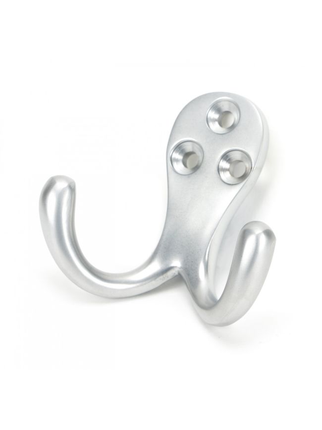 Satin Chrome Celtic Double Robe Hook