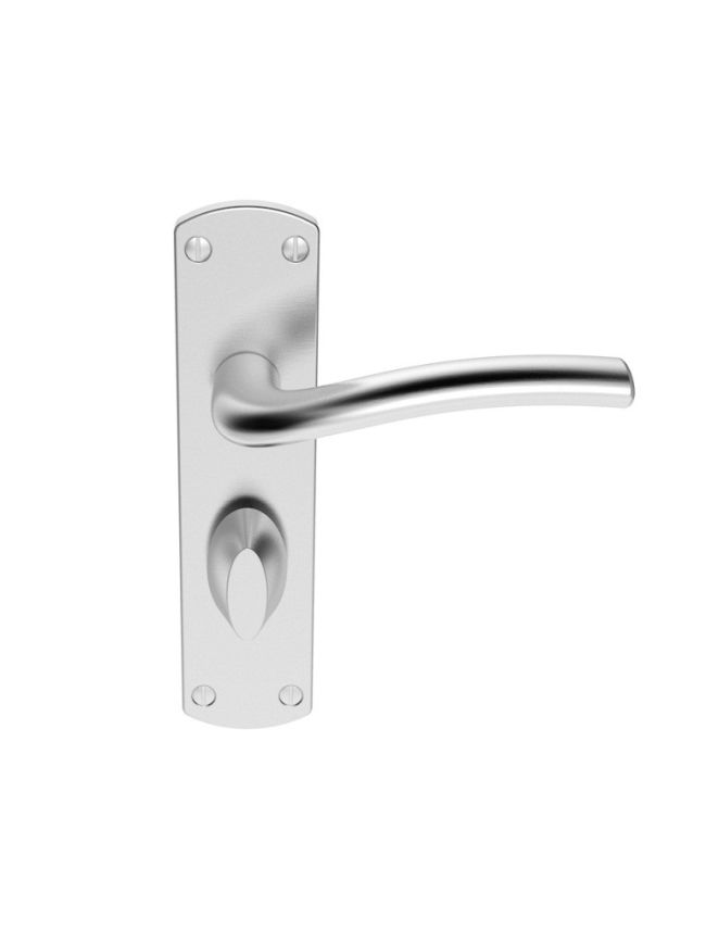 Serozzetta Cuatro Lever On Wc Backplate - Satin Chrome
