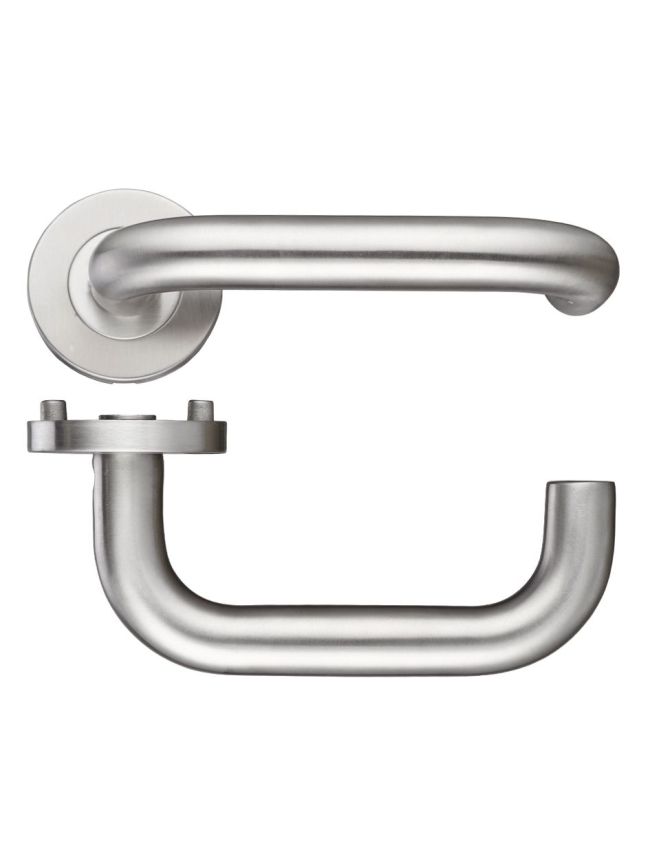 ZG4S030 19mm Return To Door Lever On Rose - Grade 4