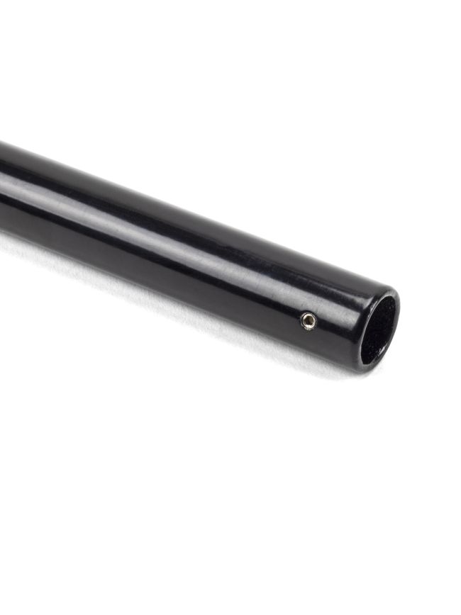 Black 1.5m Curtain Pole