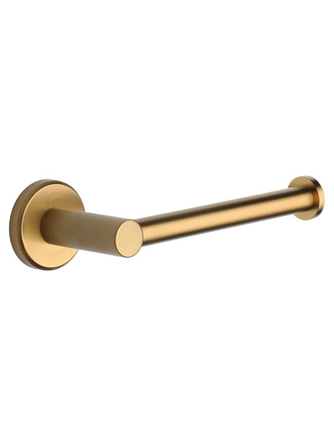 Oxford Wall Mounted Toilet Roll Holder. Satin Brass finish