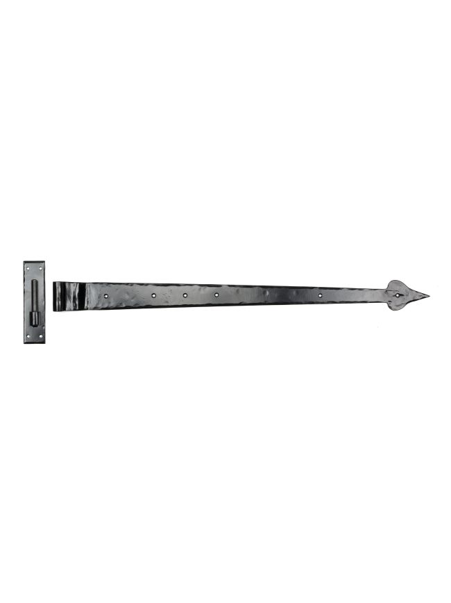 Black 35" Hook & Band Hinge - Cranked (pair)