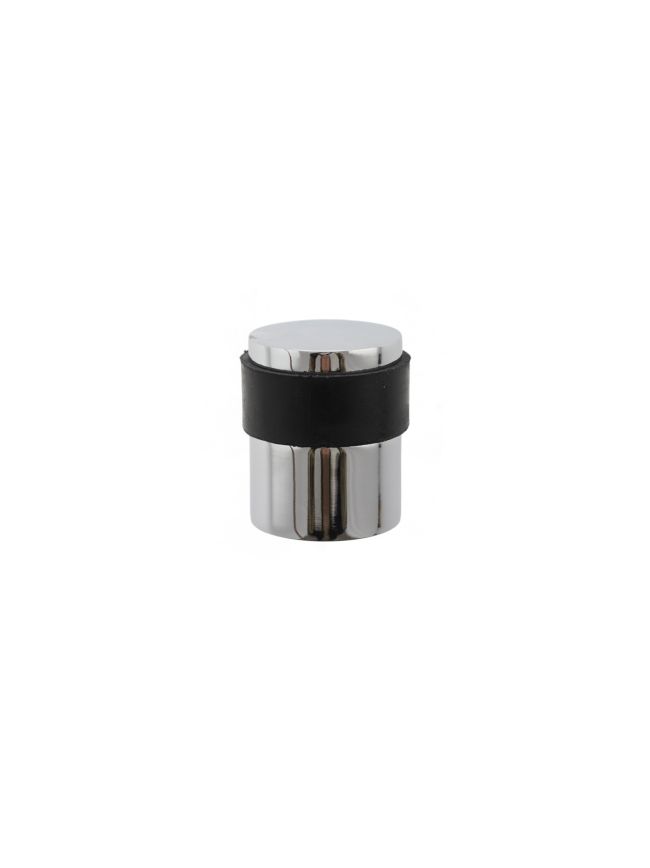 Atlantic Cylinder Premium Floor Mounted Door Stop - Polished Chrome