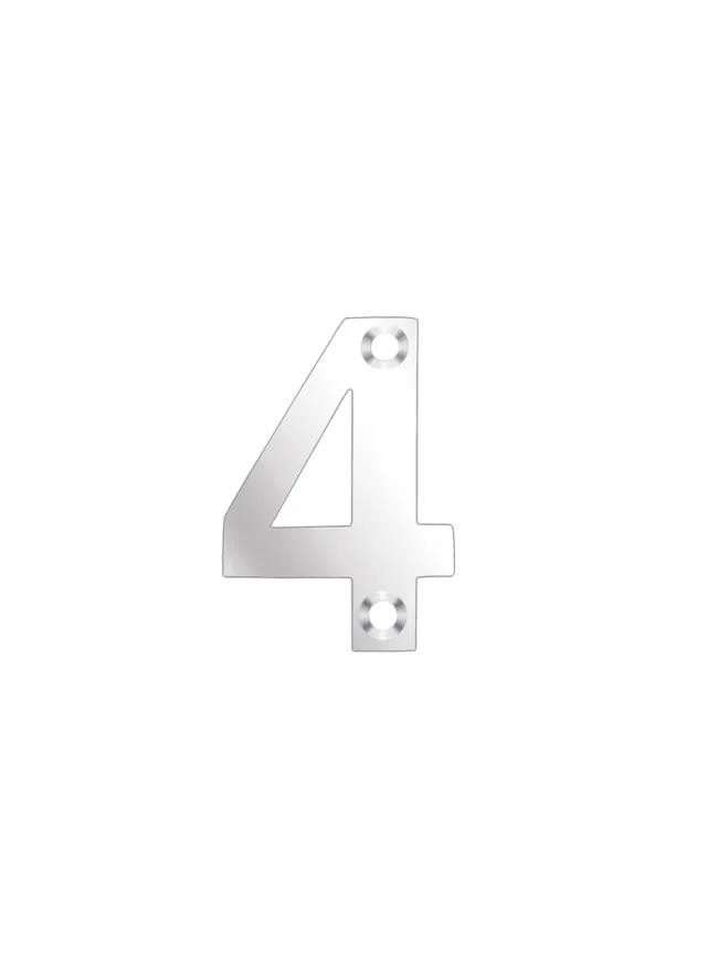 Zoo Hardware Numerals - 50mm - Stainless Steel