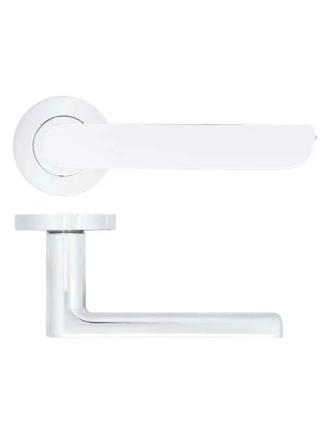 Zoo Hardware Valencia lever on rose - Polished Chrome