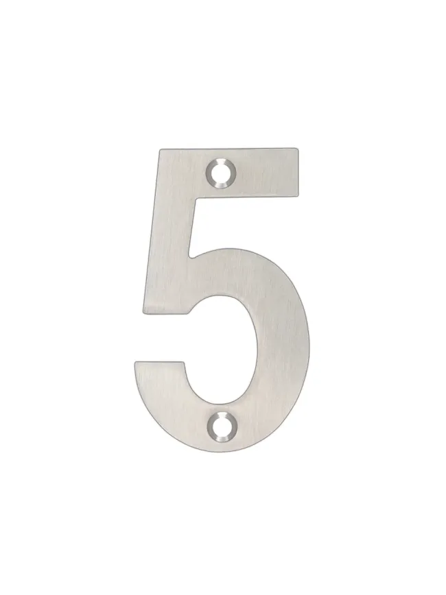 Zoo Hardware Numerals - Polished Stainless