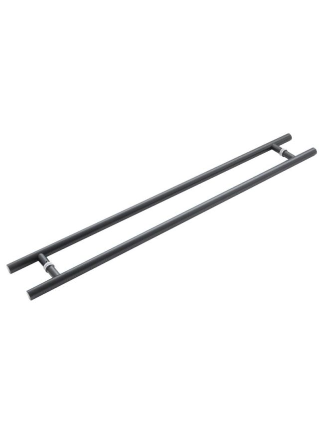 Three One Six Guardsman Pull Handles 1200x32x1000mm Back to Back Black - By Frelan Hardware - JMB521C