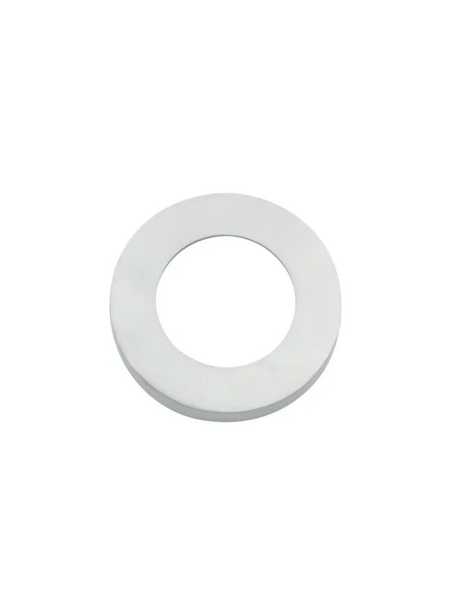 Zoo Hardware Spare round rose - Satin Chrome