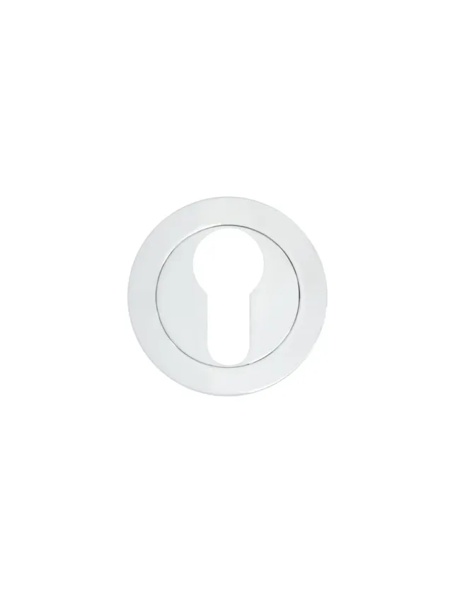 Zoo Hardware Escutcheon euro profile - Polished Chrome