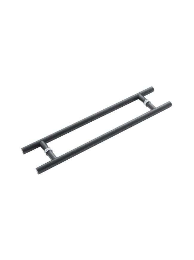 Nero Guardsman Pull Handles 600x25mm Back to Back Matt Black - By Frelan Hardware - JMB223B
