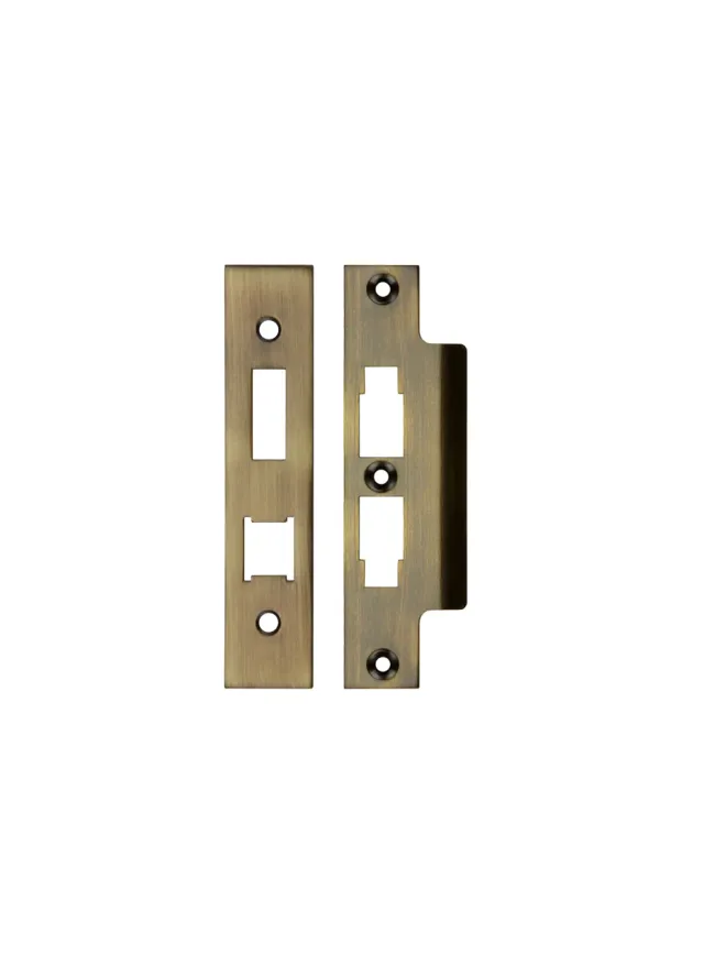 Zoo Hardware Spare Acc Pk for UK Horizontal 3L Locks - *BLANK* - Contains Forend, Strike and Fixing Screws (Lock Version) - Bronze