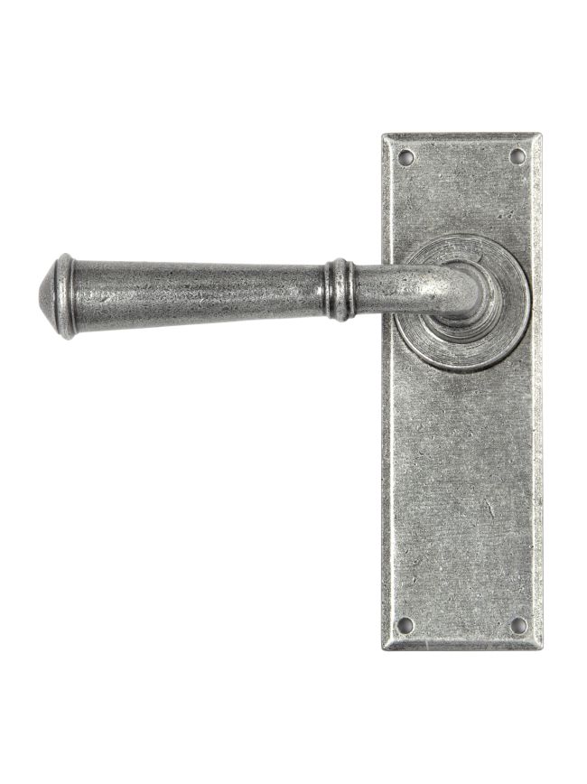 Pewter Regency Lever Latch Set