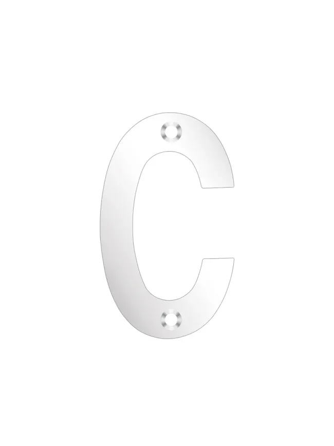 Zoo Hardware Letter - Stainless Steel