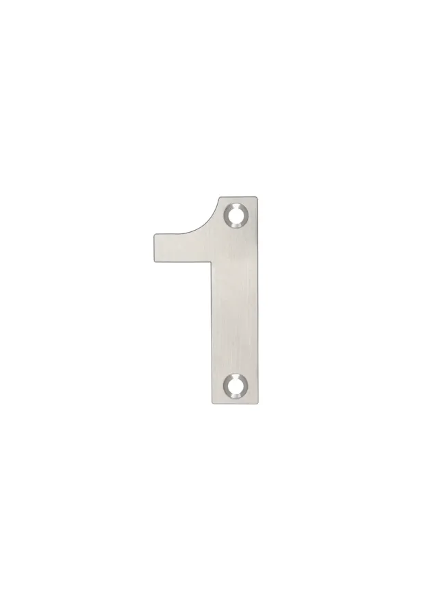 Zoo Hardware Numerals - 50mm - Polished Stainless