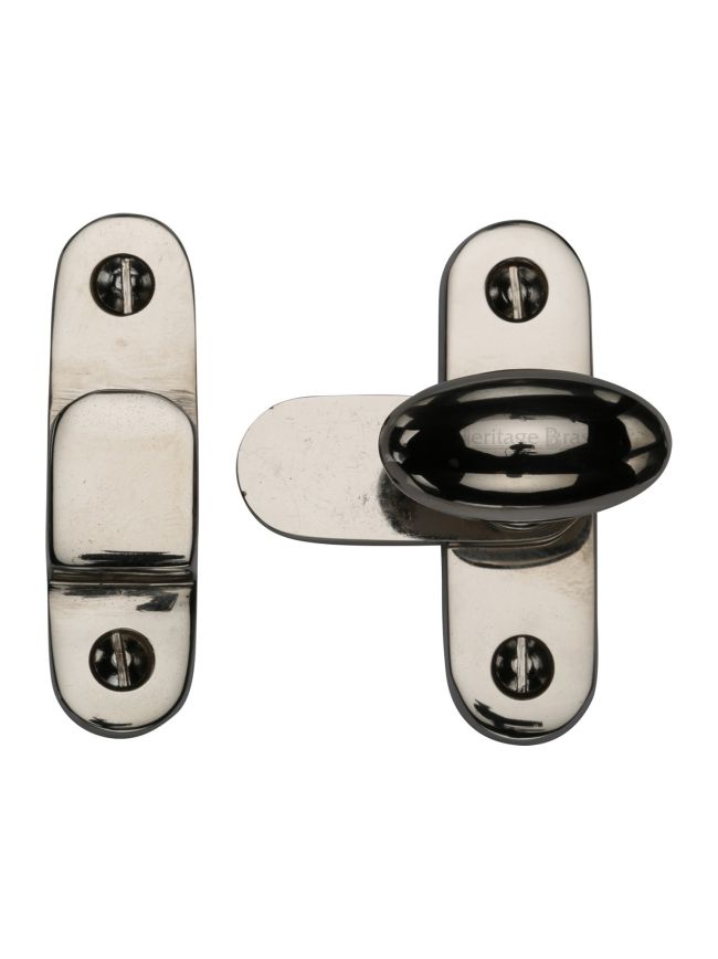 Heritage Brass Showcase Fastener Polished Nickel Finish