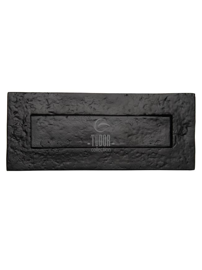 The Tudor Letterplate 13 1/2" Black Iron