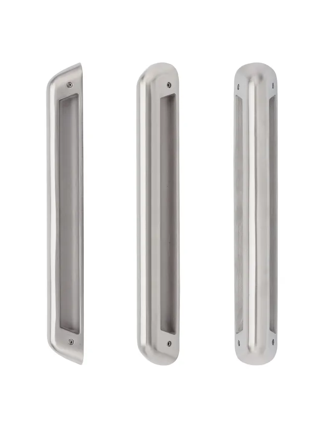 Zoo Hardware Anti Ligature Pull Handle 250mm CTC (280mm) Back to Back Fix (When using 1 x ZS-ALP250GS-SSS + 1 x ZS-ALP250BF-SSS) - Satin St. Steel - Half Set - Stainless Steel