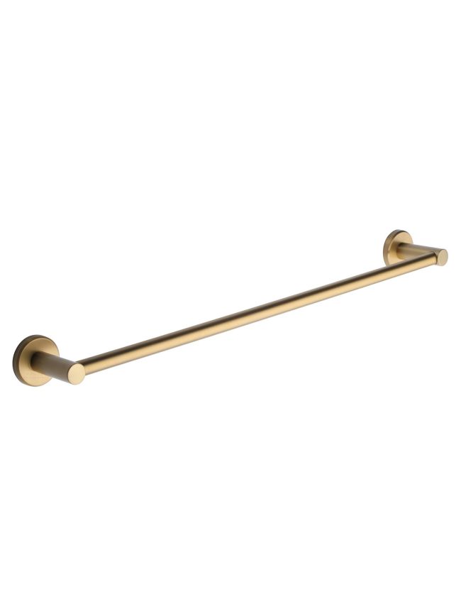 Oxford 60cm Towel Bar Rail. Wall Mounted for Bathroom and Kitchen. Satin Brass finish
