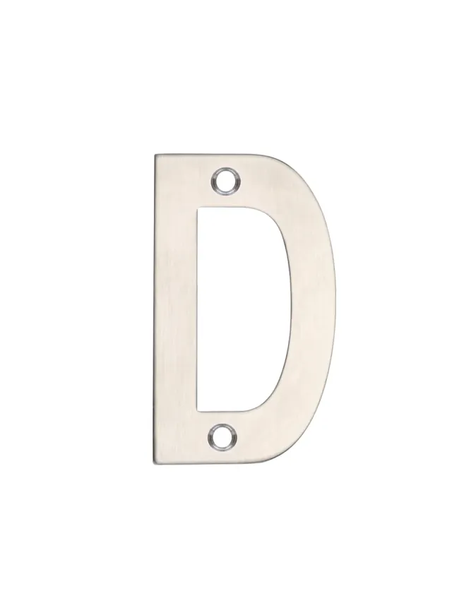 Zoo Hardware Letter - Polished Stainless