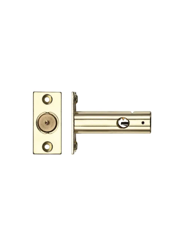 Zoo Hardware Rack Bolt 61mm - Electro Brass